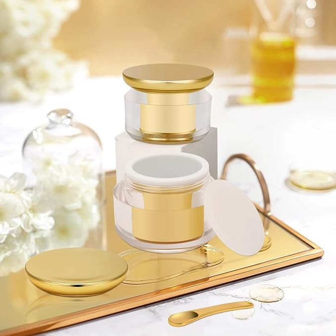 برطمان كريم قابل لإعادة الملء من سيوسي SiuSi ذهبي 1 أونصة