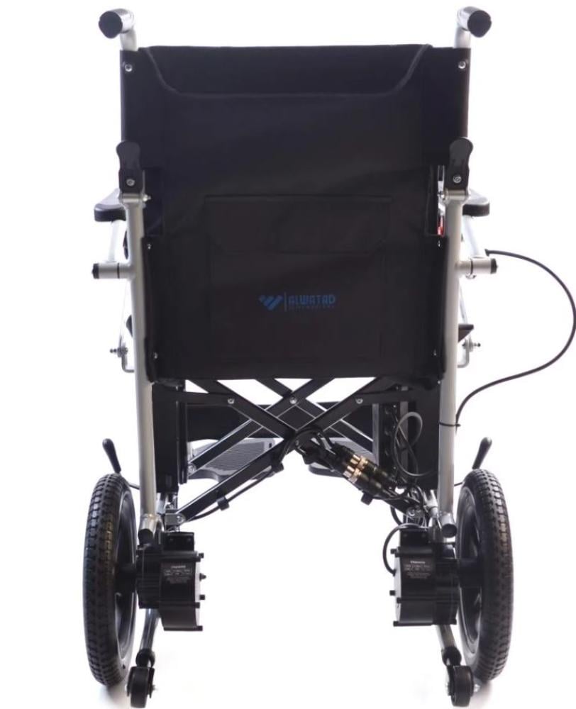 كرسي كهربائي ألمنيوم خفيف الوزن مقاس 18 انش