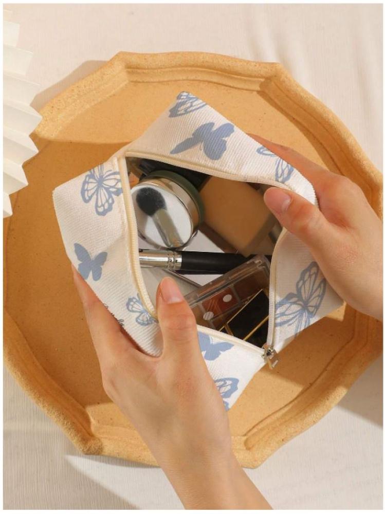 حقيبة مكياج بطبعة فراشة مقاس 18810 سم