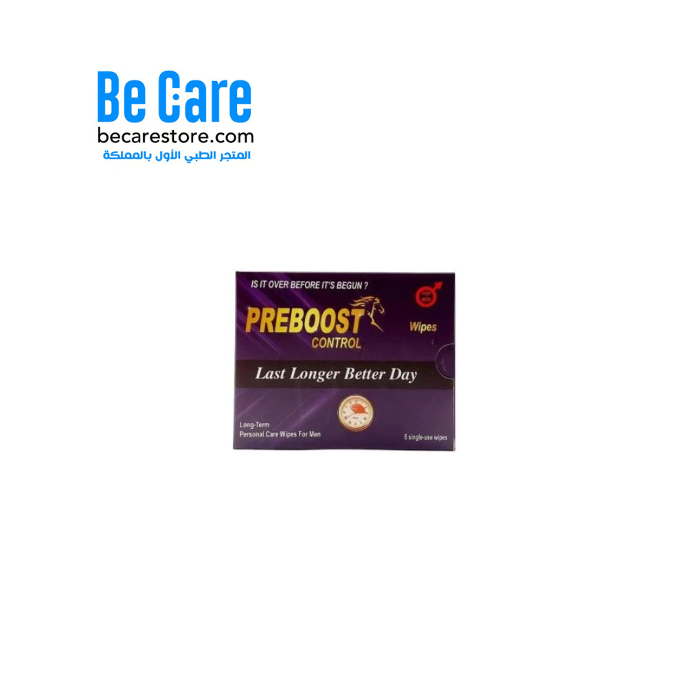 بريبوست كونترول – مناديل تأخير القذف للرجال – 6 مناديل