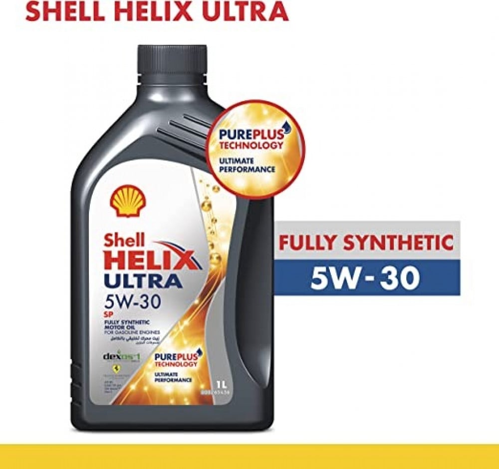 زيت محرك صناعي 5W30 من Shell هيليكس الترا عبوة 121 لتر