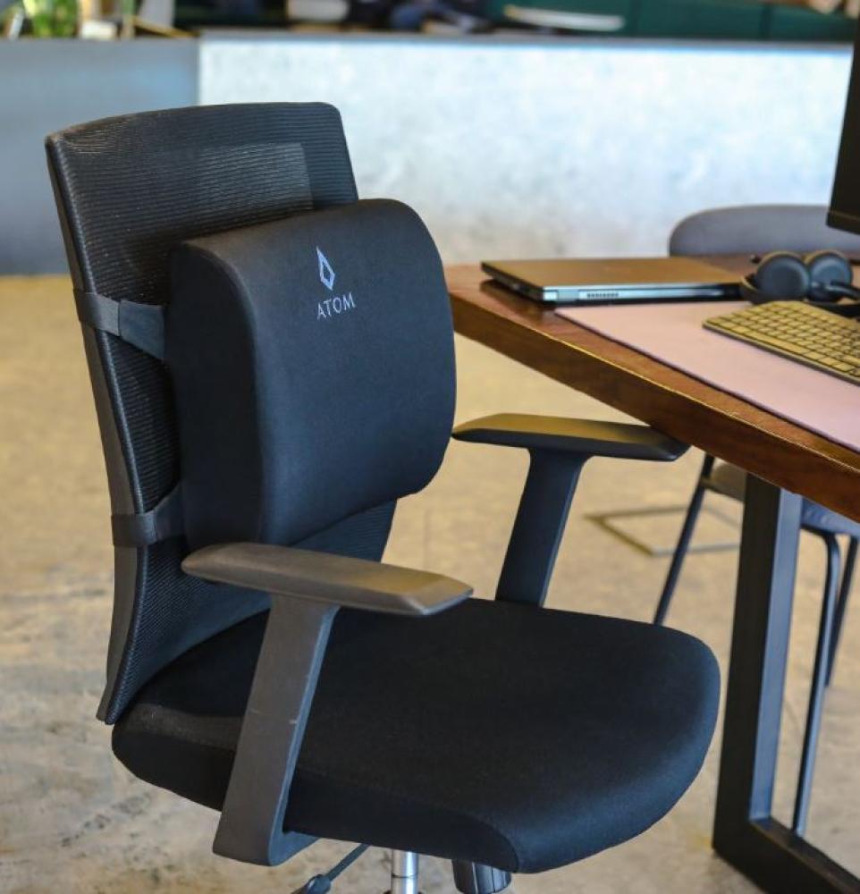 وسادة دعم أسفل الظهر من ATOM بميموري فوم 33×32×10 سم