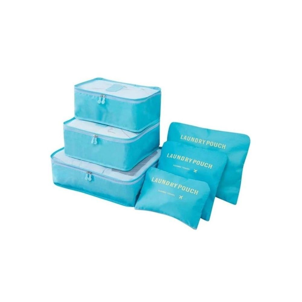 منظمات سفر من سكاي تاتش مقاومة للماء 6 قطع أزرق فاتح