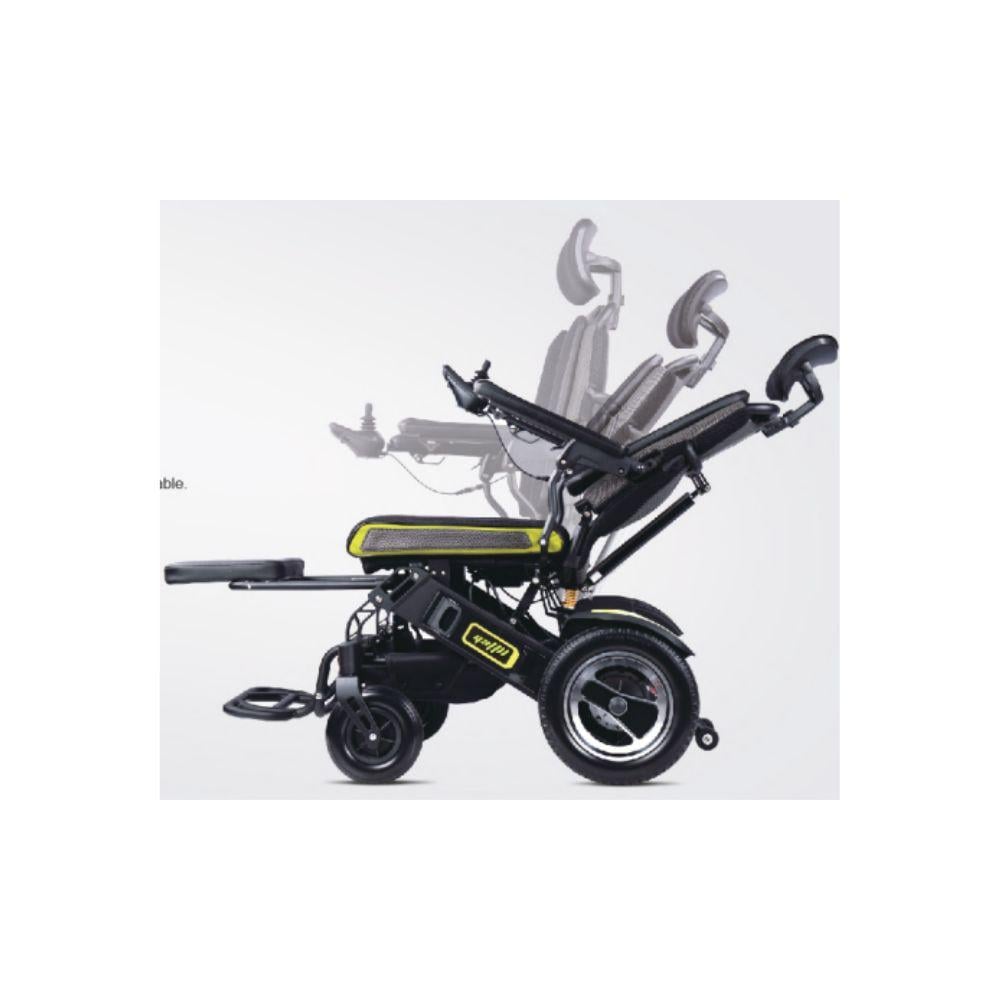 كرسي متحرك كهربائي بظهر متحرك قابل للطي YE200R ياتل 18 إنش