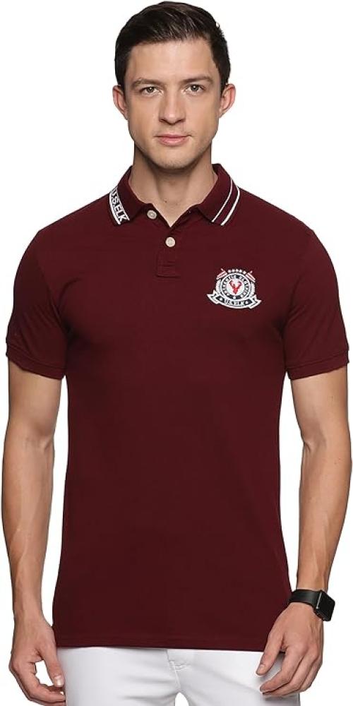 يو اس اي ال كيه قميص بولو للرجال - نمط كلاسيكي وراحة لا مثيل لها للرجال -  اللون: واين
