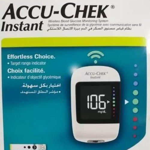 جهاز قياس السكر أكيو تشيك إنستانت فوري شاشة LCD وذاكرة