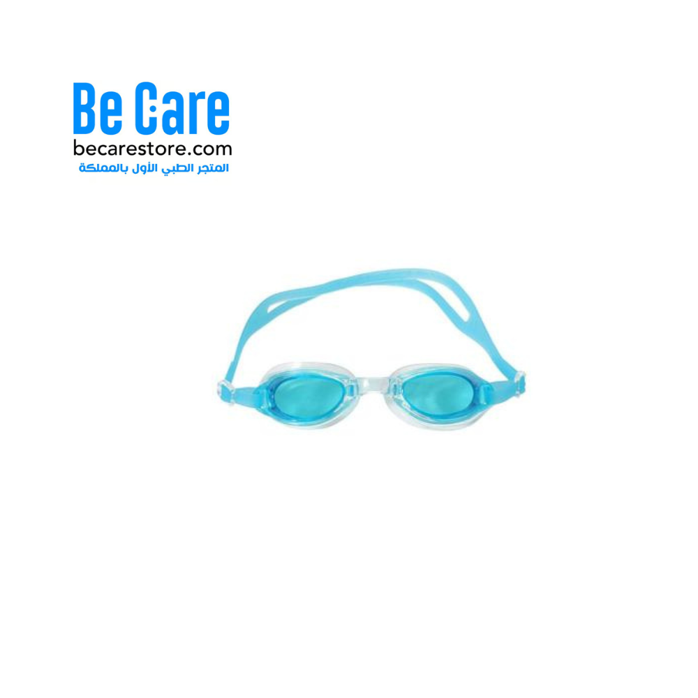 ‍♂️ نظارات سباحة مع حافظة مقاومة للضباب MF234-BLU1