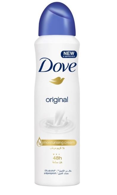 مزيل عرق بخاخ من Dove دوف بحماية قوية ورائحة منعشة 150 مل