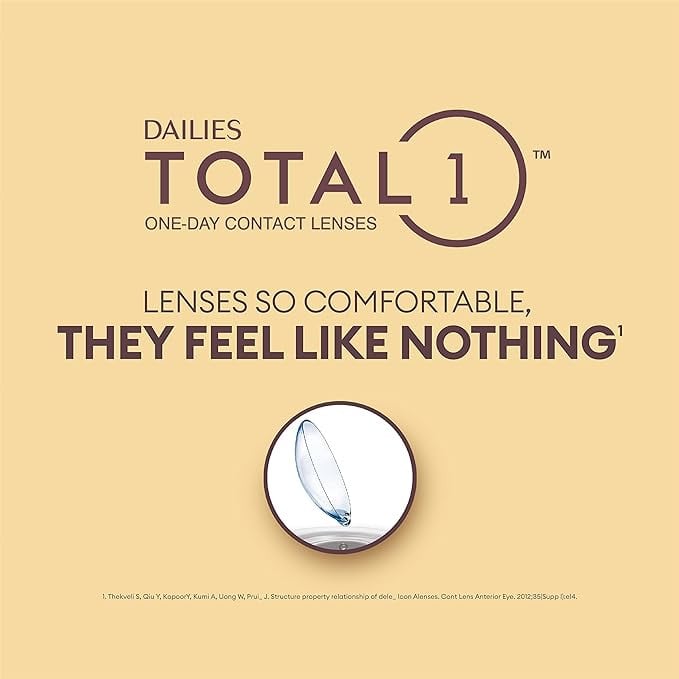 عدسات لاصقة يومية أحادية الرؤية ألكون 30 عدسة -2.50 قطر 14.1