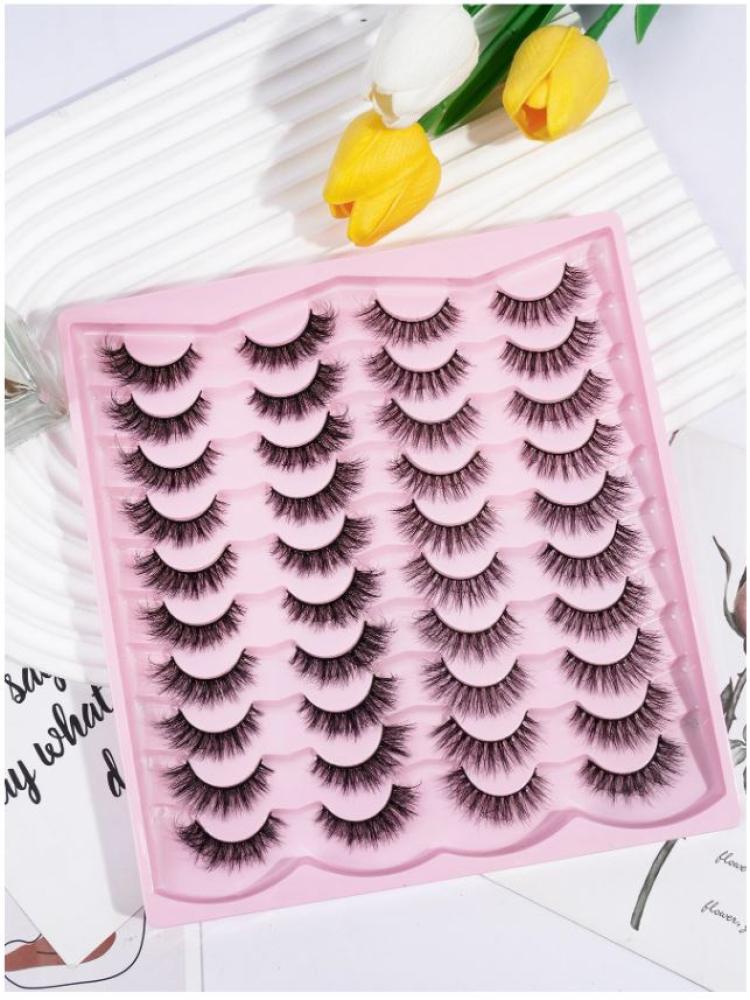 رموش صناعية كاملة من MAGEFY طبيعية 20 زوج