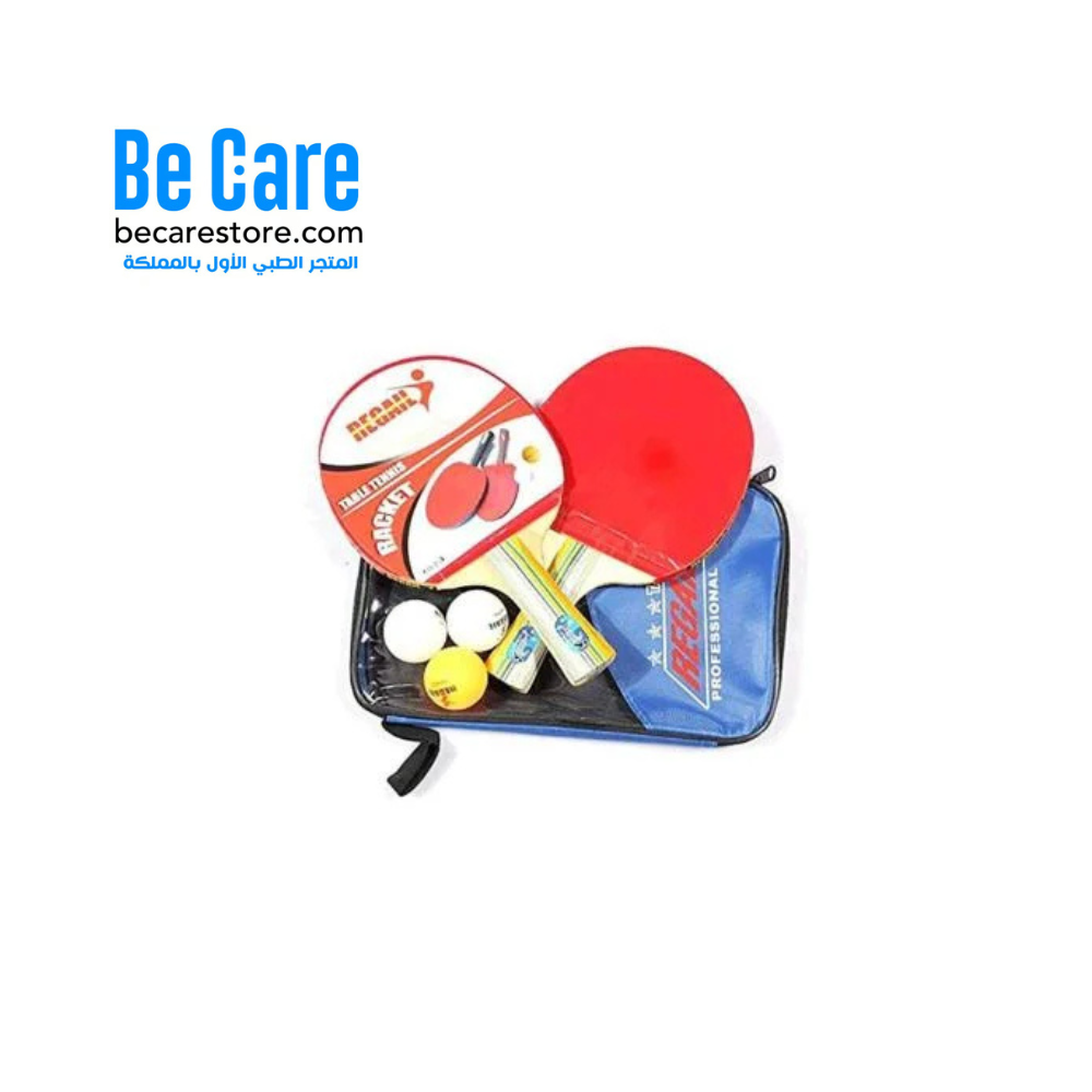 طقم تنس طاولة مع مضارب و3 كرات وحقيبة GH9914 أزرق بي كير