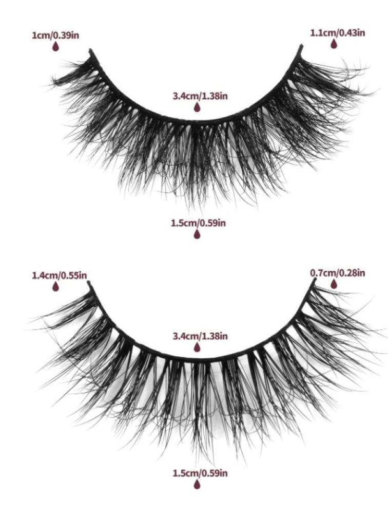 رموش صناعية كاملة من MAGEFY طبيعية 20 زوج