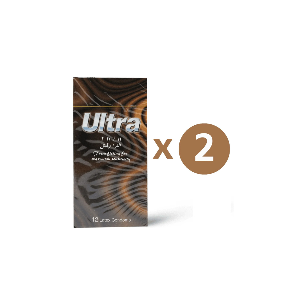 واقي ذكري ألترا رقيق 12 قطعة