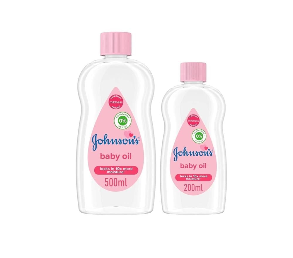 زيت للأطفال من Johnsons Baby مرطب وحماية للبشرة الحساسة 500 مل200 مل