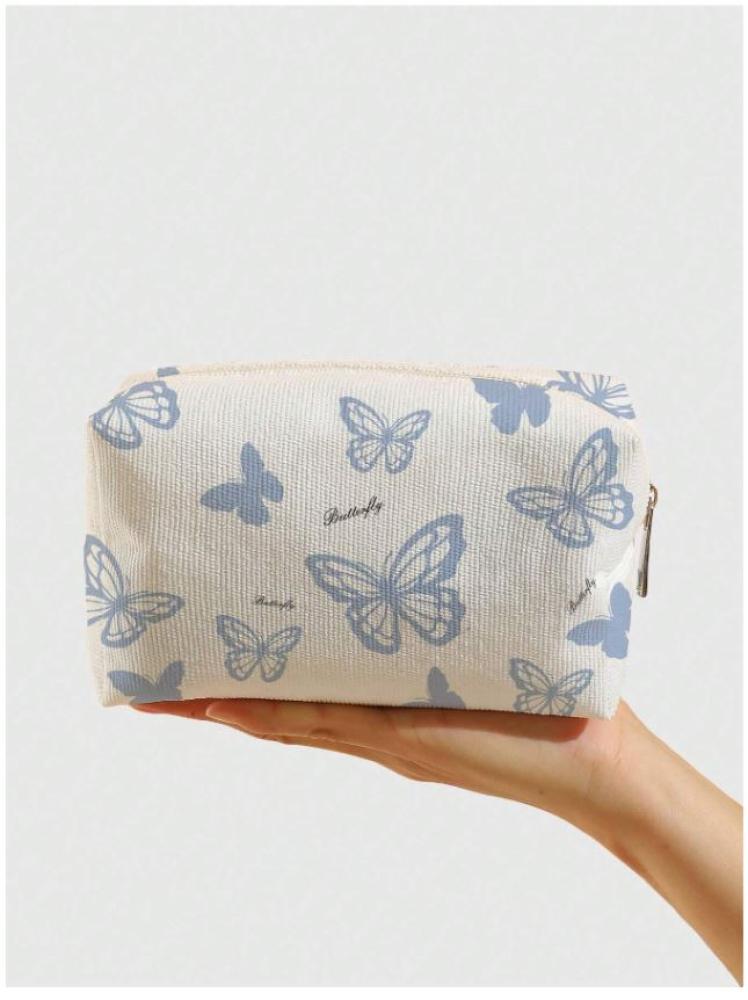 حقيبة مكياج بطبعة فراشة مقاس 18810 سم