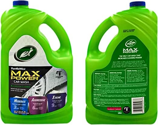 شامبو غسيل السيارات من Turtle Wax ماكس باور للتنظيف 295 لتر