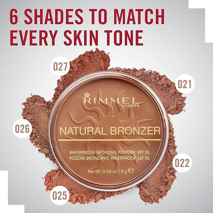 بودرة برونزر من Rimmel London مقاومة للماء 14 جم