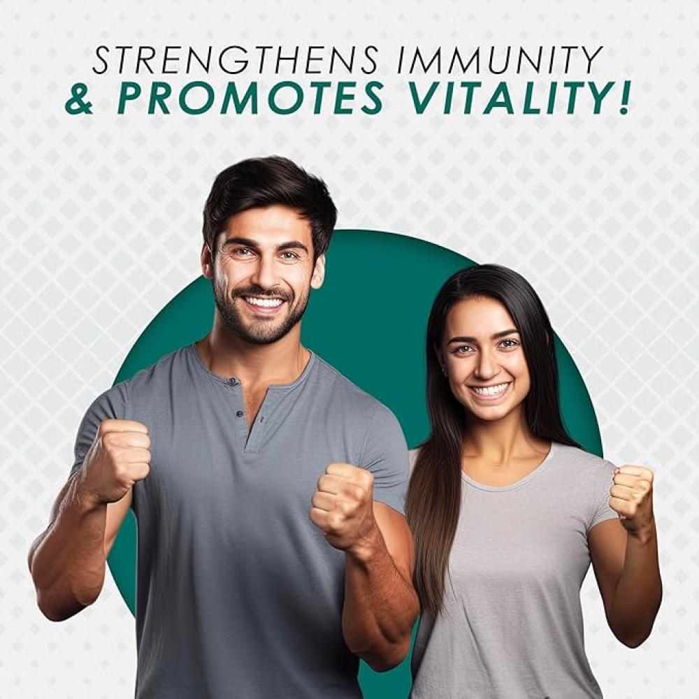 قطرات تولسي - 50% اكسترا: خلاصة سائلة مركزة مكونة من 5 انواع اعشاب التولسي النادرة لتعزيز المناعة الطبيعية وتخفيف السعال والبرد، الحزمة عبوة واحدة، امبروسيال