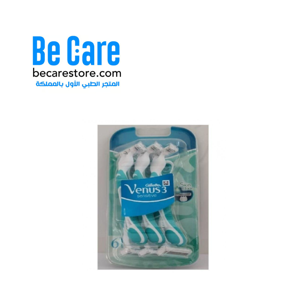 ماكينة حلاقة جيليت فينوس سنسيتيو نسائية | ماكينة حلاقة | متجر بي كير
