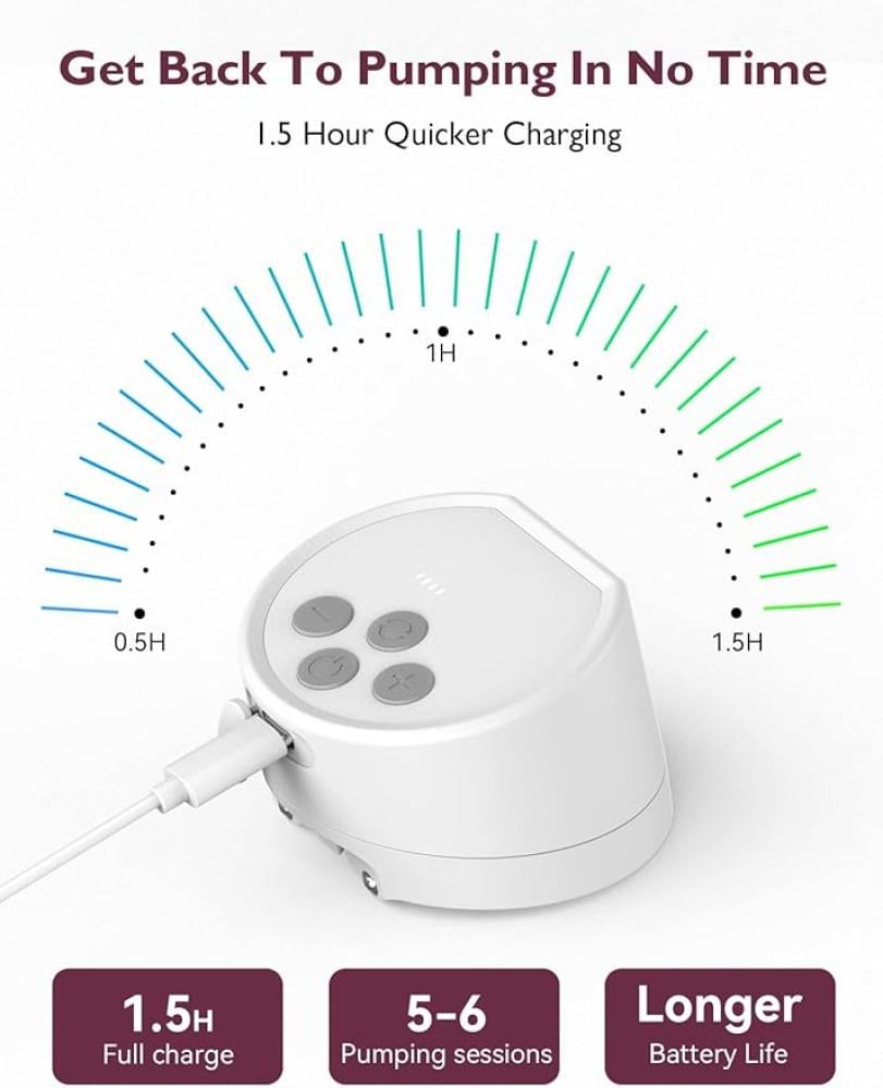 مضخة ثدي لاسلكية موموكوزي S12 Pro مزدوجة قابلة للارتداء 24مم