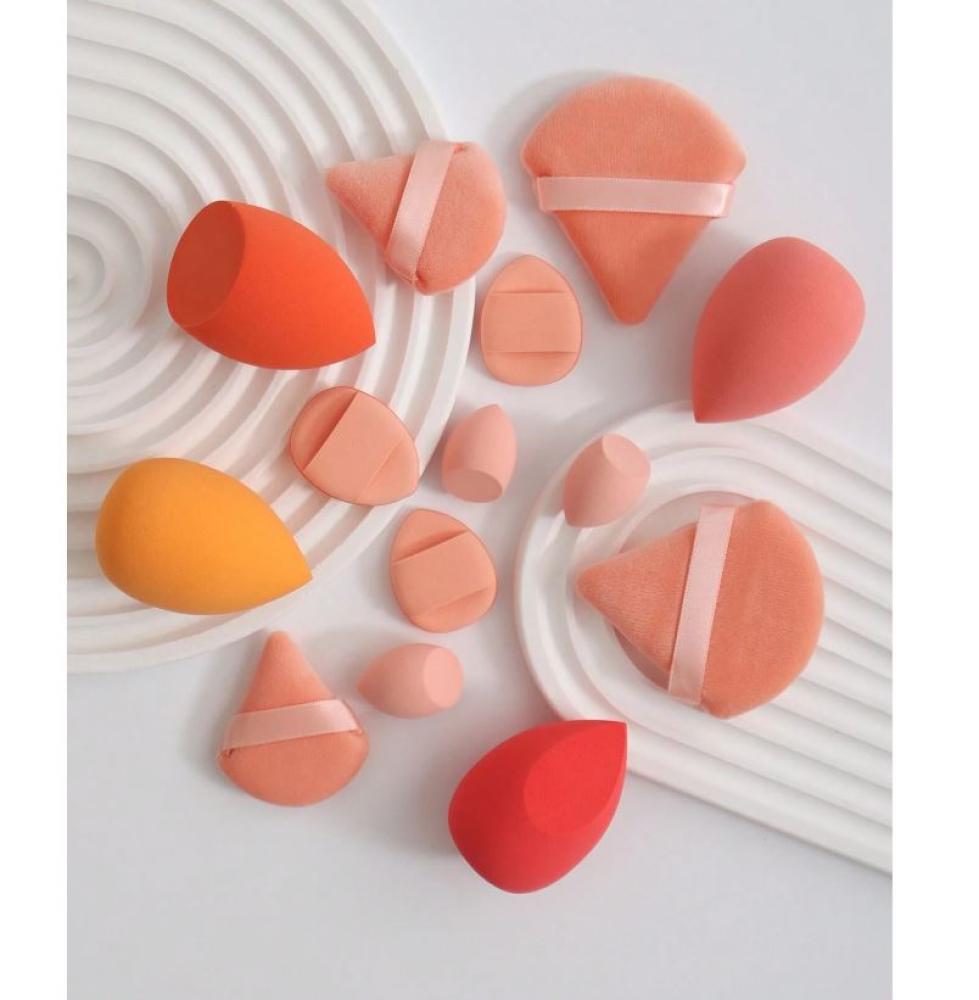 اسفنجة مكياج مجموعة من Beauty Blender بيوتي بلاندر 14 قطعة مع حاويات تخزين