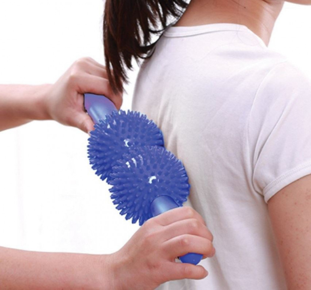 رولر تدليك سباكير مع كرات مساج محمولة للاسترخاء خفيفة الوزن