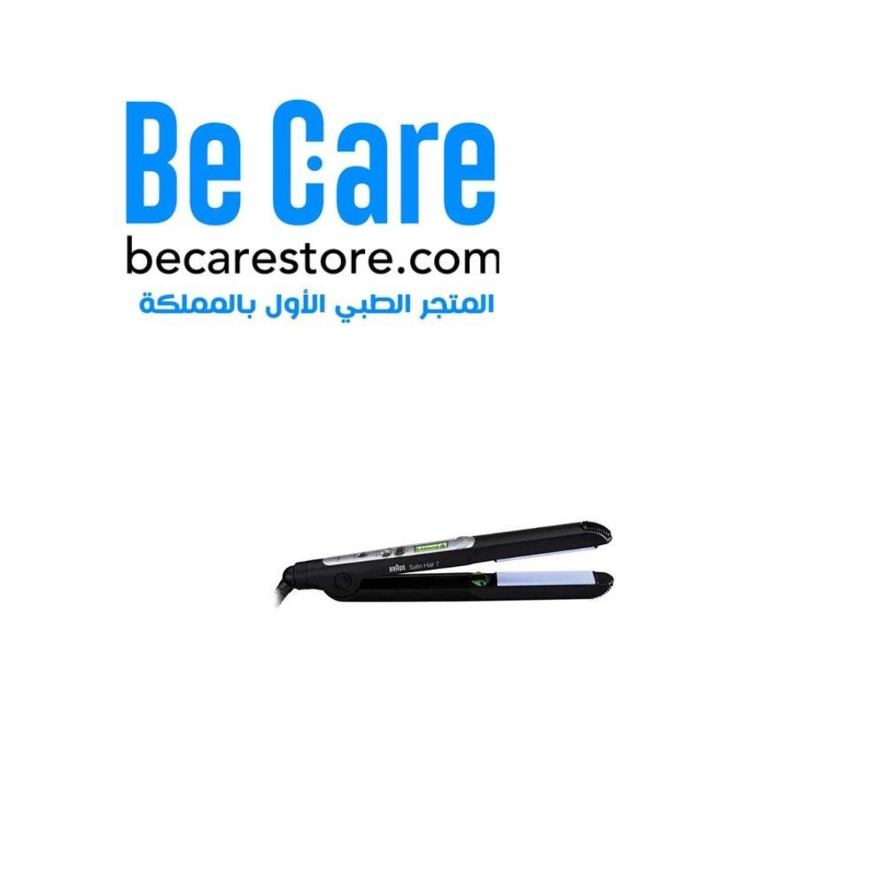 براون مكواة فرد الشعر ساتين هير 7 ST710 بتقنية ايونتيك، سيراميك، أسود | بي كير