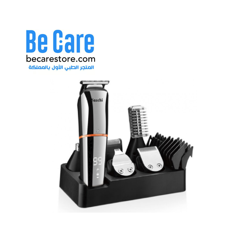 أداة تشذيب مقاومة للماء مع حامل شحن saachi | ماكينة حلاقة | متجر بي كير