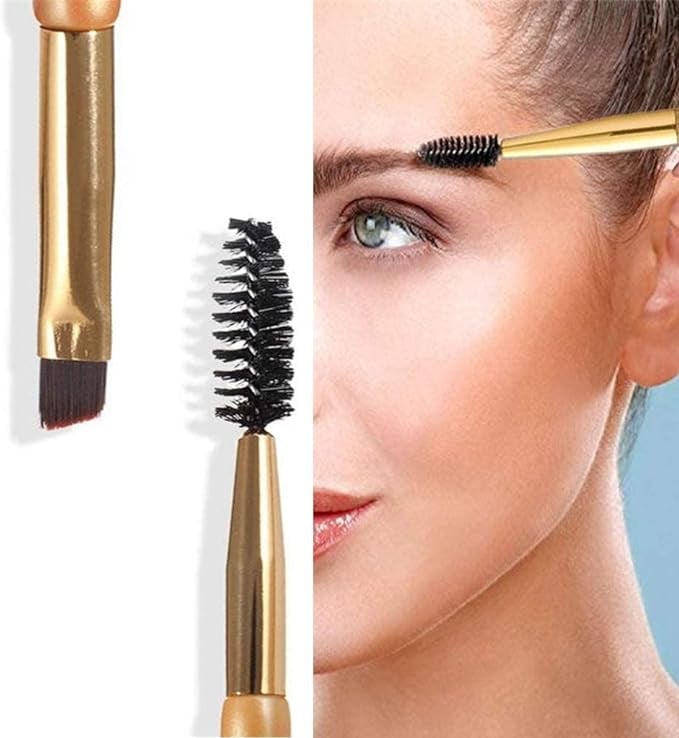 فرشاة حواجب مزدوجة الأطراف من Oriety (اوريتي) مع سبولي 15 سم