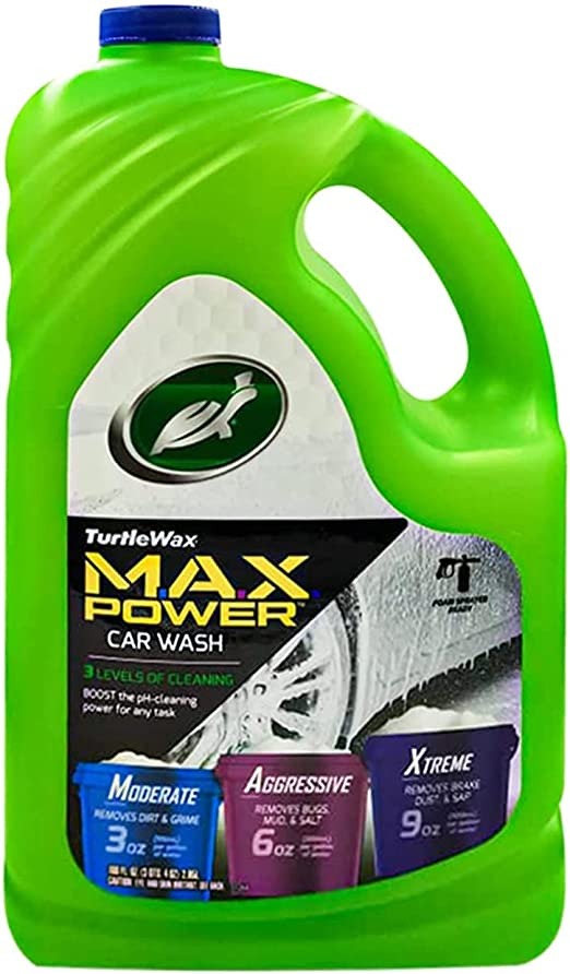 شامبو غسيل السيارات من Turtle Wax ماكس باور للتنظيف 295 لتر
