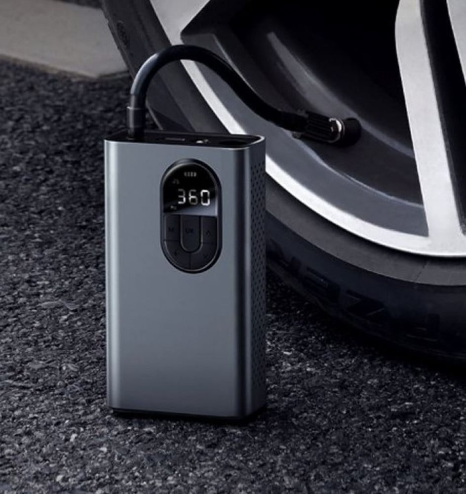 بيسوس مضخة نفخ هواء ذكية كهربائية بيسوس - رمادي CRCQB02-0A