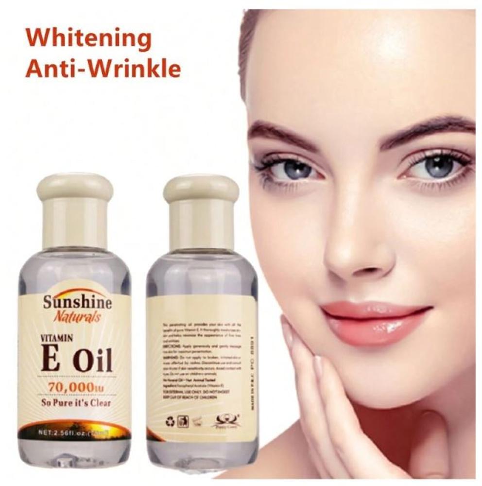 زيت فيتامين E للوجه من Sunshine Naturals مغذي ومرطب 75 مل