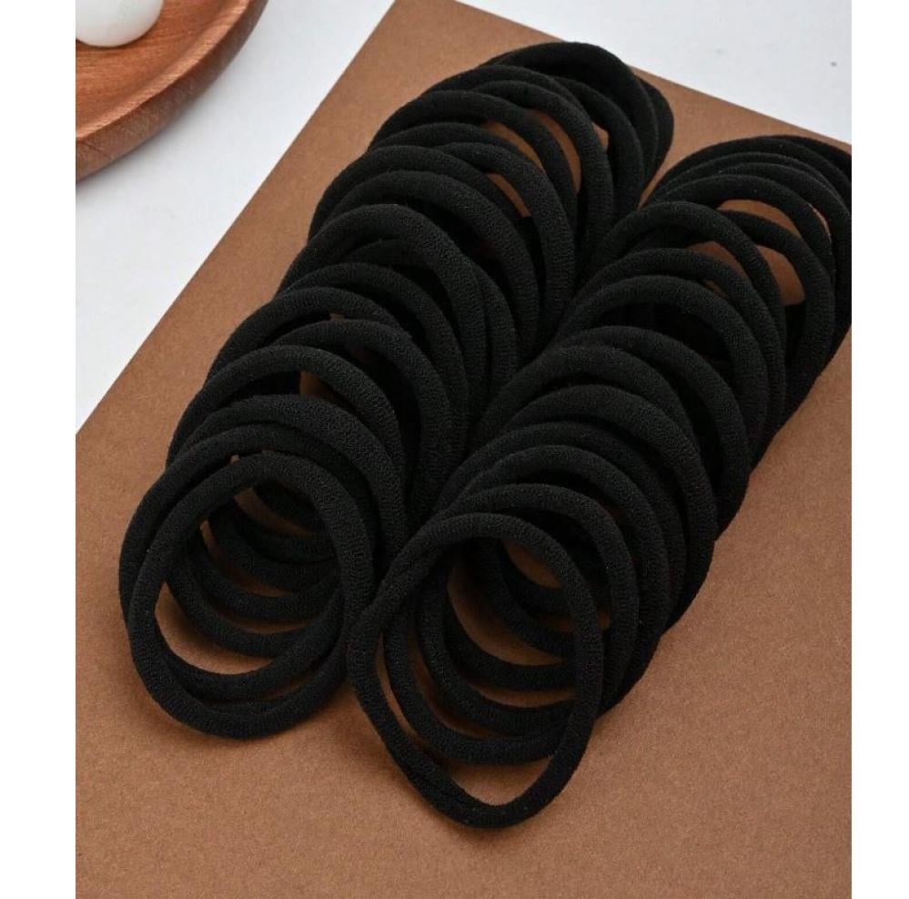 ربطات شعر مرنة متعددة الألوان 50 قطعة