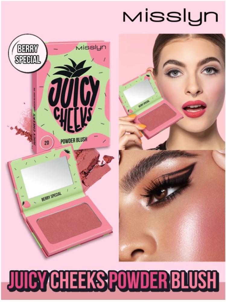 بودرة أحمر الخدود من Misslyn جوسي تشيكس طويل الثبات 1 قطعة