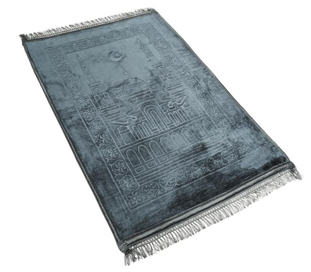 سجادة صلاة منقوشة مضادة للانزلاق مخملية للرجال والنساء هدية رمضان 80 120 سم من فابيين رمادي فاتحسجادة صلاة منقوشة مضادة للانزلاق مخملية للرجال والنساء هدية رمضان 80 120 سم من فابيين رمادي فاتحسجادة صلاة منقوشة مضادة للانزلاق مخملية للرجال والنساء هدية رمض