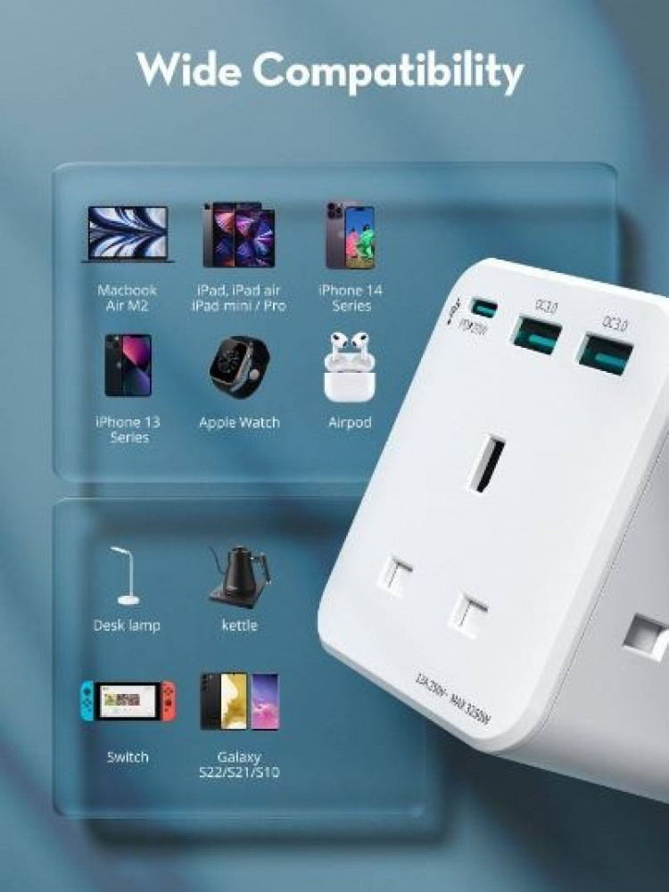 راف باور بطارية متنقلة راف باور 192500 ملي امبير بقوة 600 واط