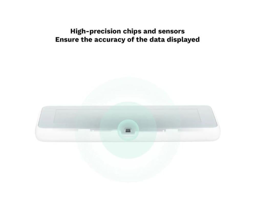 ساعة رقمية شاومي ومراقبة درجة الحرارة والرطوبة BHR5435GL - أبيض