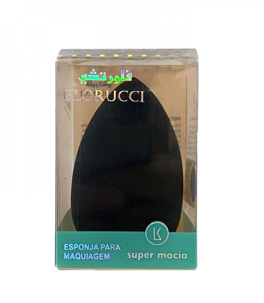 اسفنجة مزج المكياج من FLORUCCI بتصميم قطرة وبيضاوي 1 قطعة