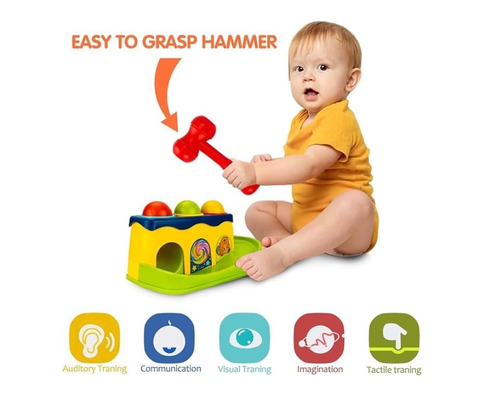 لعبة مطرقة وضرب الكرة من Beauty بألوان متعددة مقاس مناسب