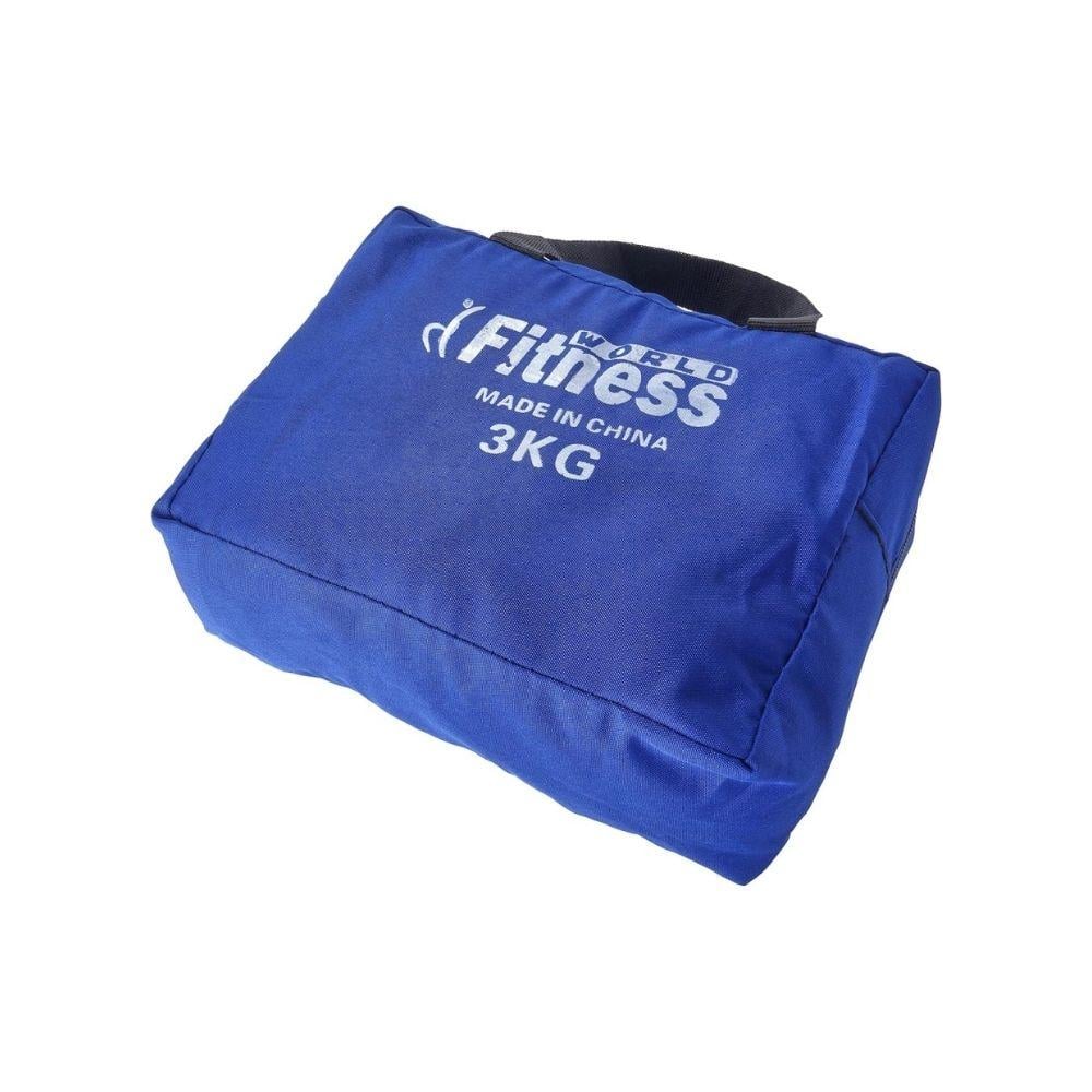 ثقالات رملية للذراع والقدمين 3 كجم قابلة للتعديل بفيـلكرو لتمارين المقاومة