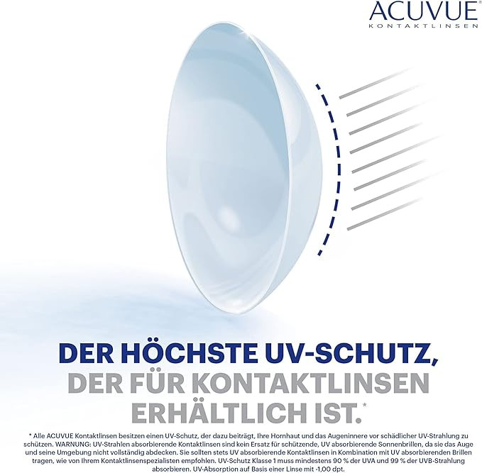 عدسات لاصقة من ACUVUE بتقنية هايدراكلير بلس عبوة 6 قطع