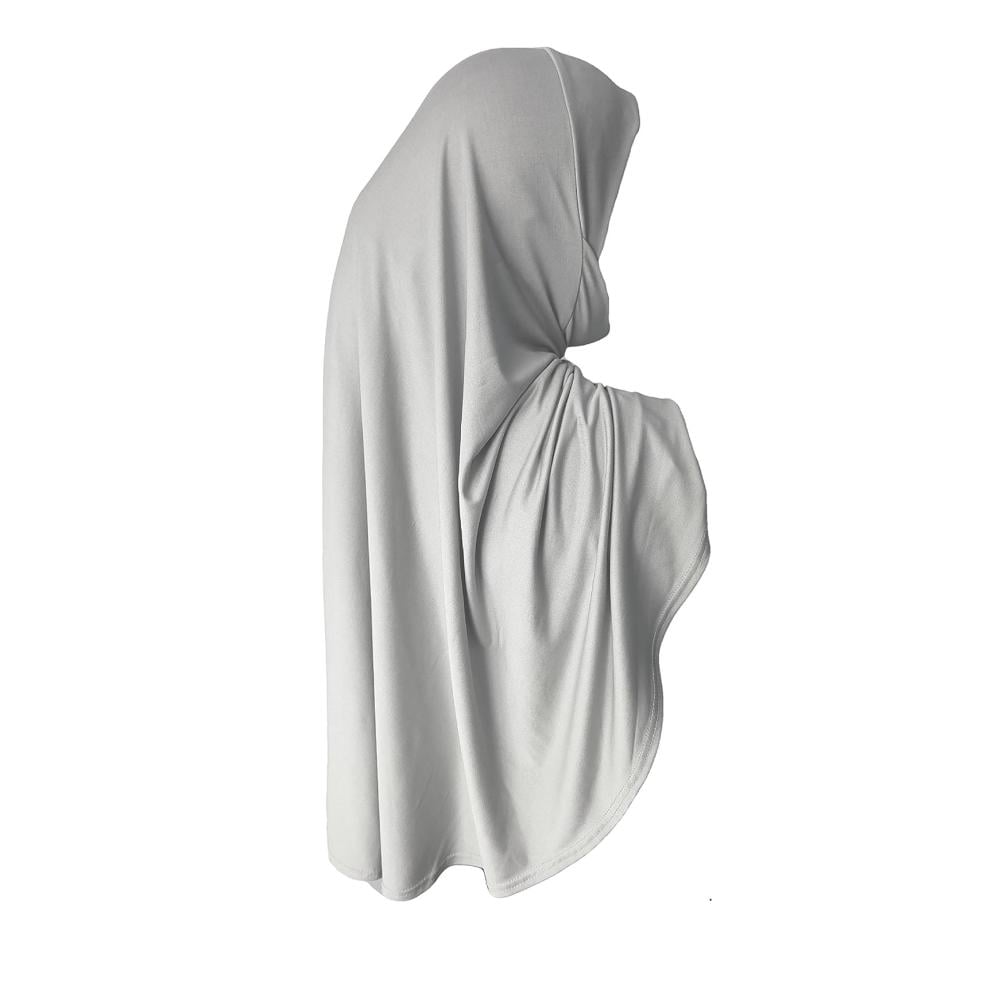 حجاب قطعة واحدة فوري بدون دبابيس مع غطاء ذقن XL