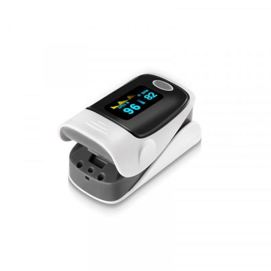 اوكسي ميتر قياس تشبع الأكسجين ونبض القلب بي كير شاشة رقمية حامل عنق