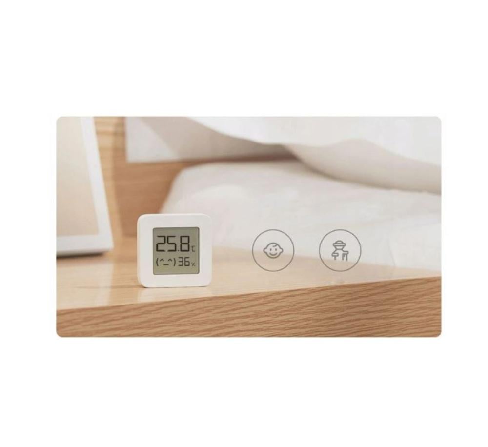 جهاز مراقبة شاومي لدرجة الحرارة والرطوبة الإصدار الثاني NUN4126GL - أبيض