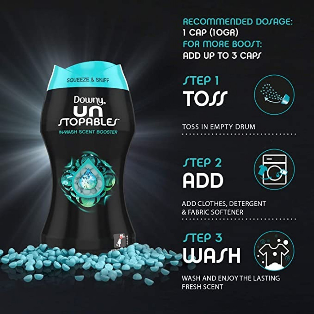 داوني انستوبابلز مُنعِم الغسيل و معزز بالحبيبات العطرة، انتعاش،190غ