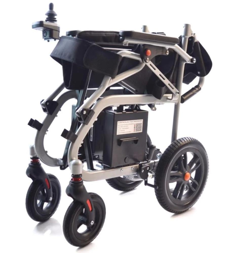 كرسي كهربائي ألمنيوم خفيف الوزن مقاس 18 انش