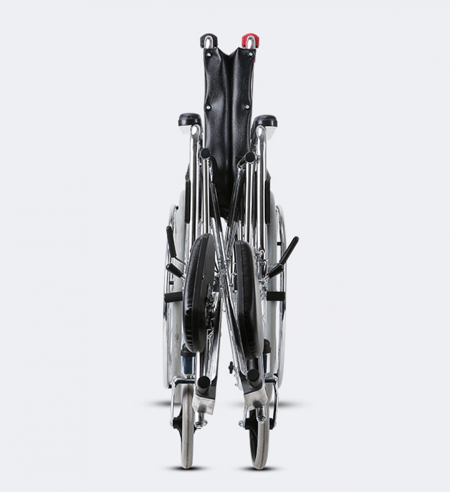 كرسي متحرك DY01902C مقاس 44 سم قابل للطي عجلات 24 بوصة