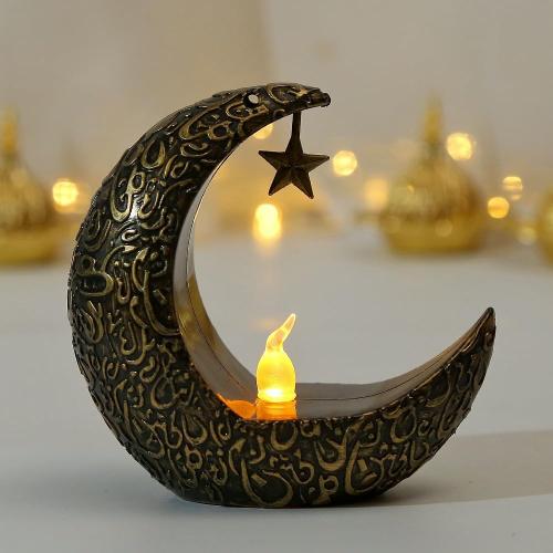 شموع LED بدون لهب لشهر رمضان مبارك، شمعة عيد مبارك...
