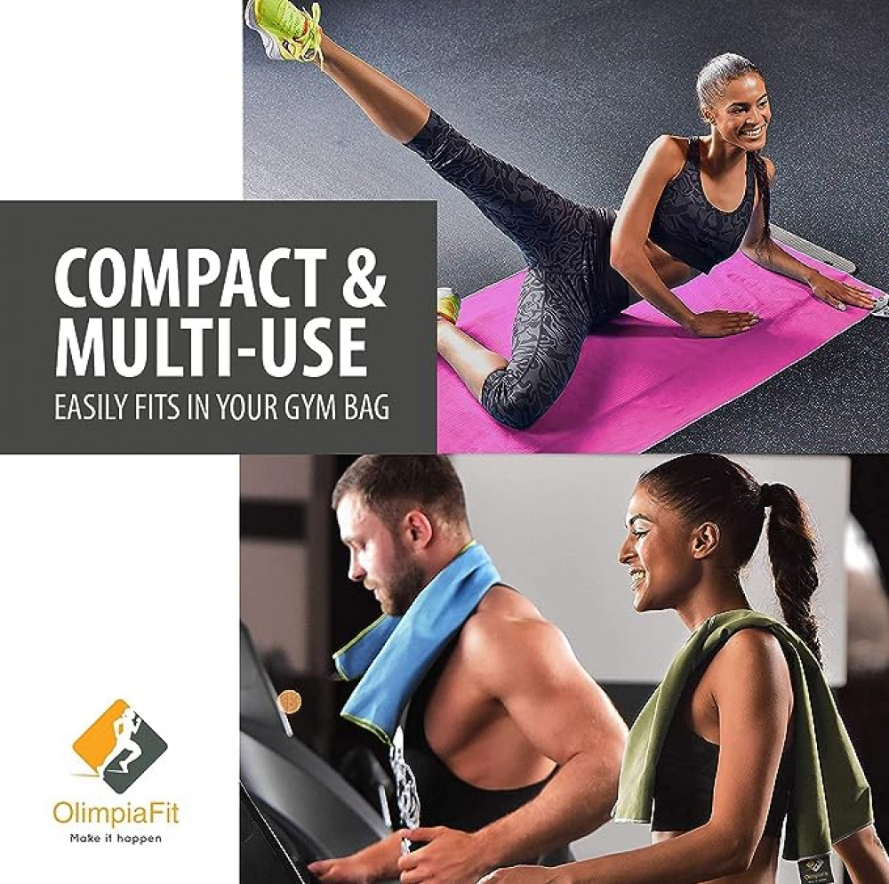 مجموعة مناشف سريعة الجفاف من المايكروفايبر خفيفة الوزن للسفر مع شنطة، 30×30 سم، 40×60 سم، 60×122 سم، مجموعة مناشف سريعة الجفاف للتخييم والشاطئ وصالة الالعاب الرياضية وحقائب الظهر والرياضة واليوغا