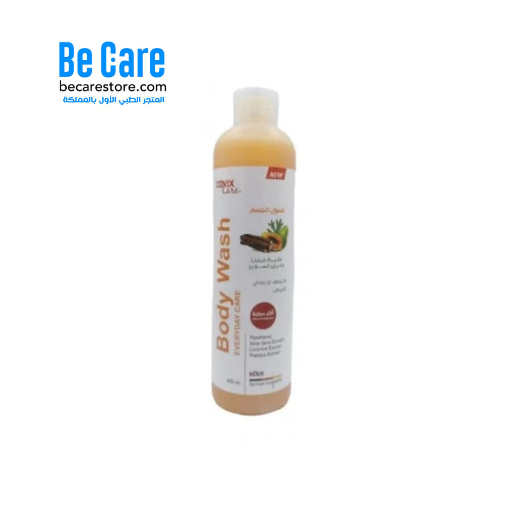 كوفيكس كير غسول لتنظيف الجسم بخلاصة البابايا و العرق السوس 400مل